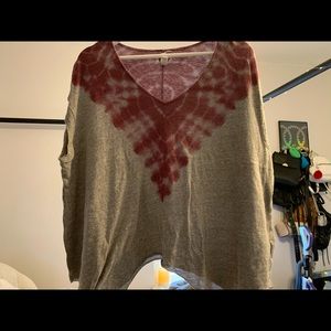 Free People flowy shirt.